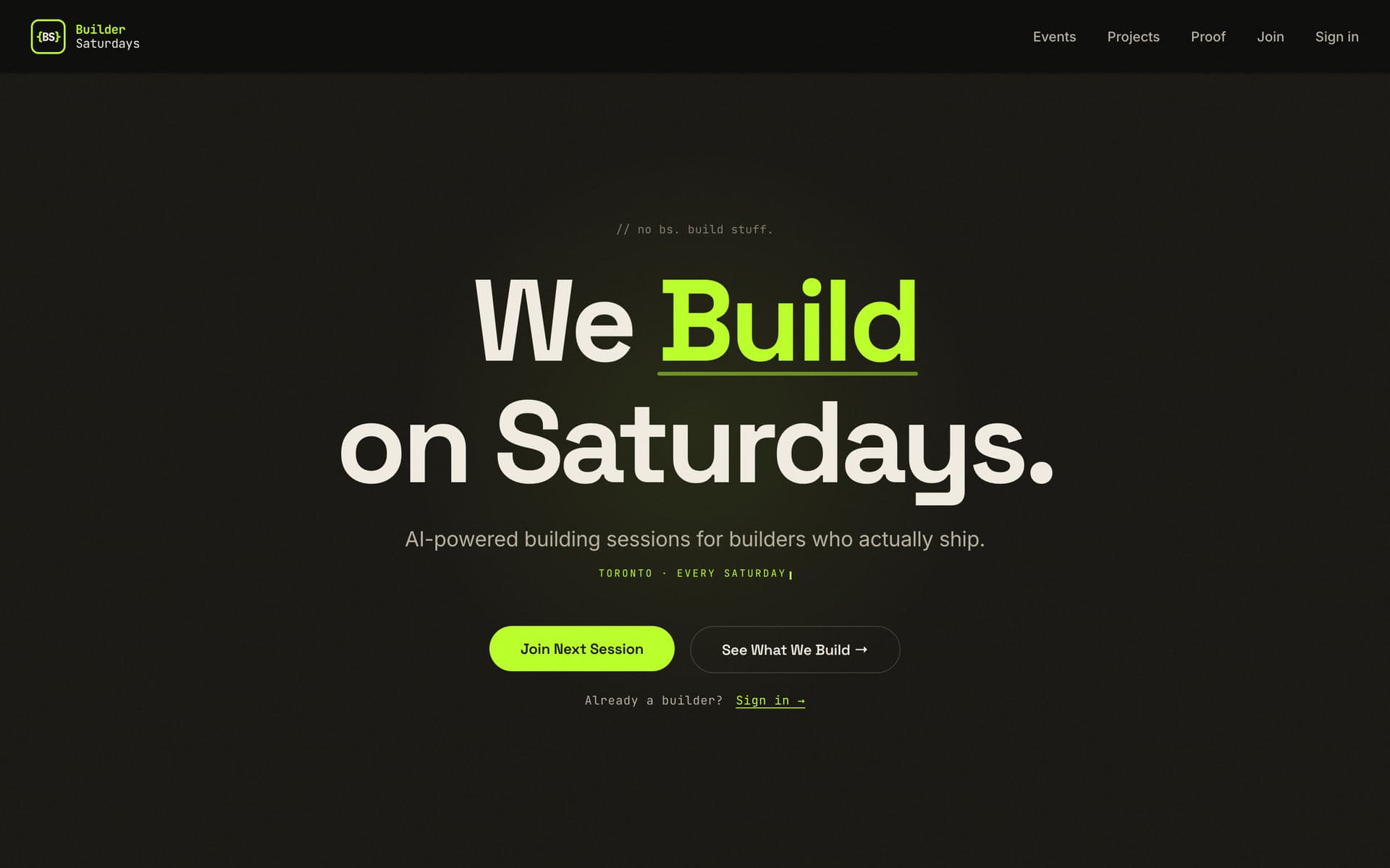 buildersaturdays.ca screenshot